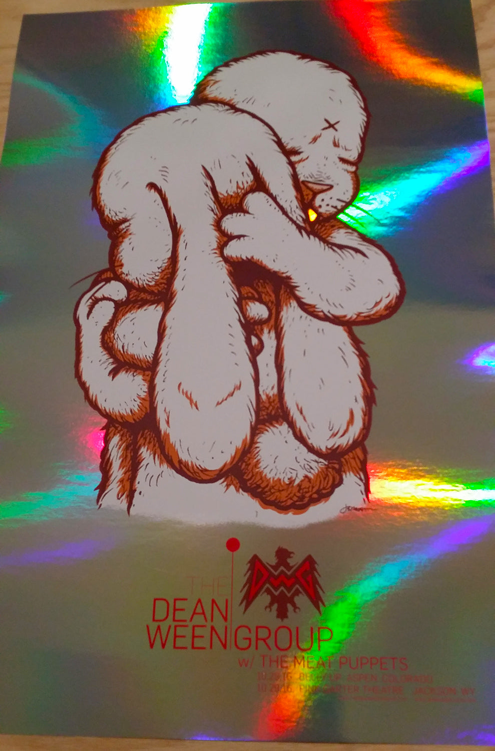 Dean Ween Group (Aspen, Co. / Jackson, WY. 2016) Artist Edition and Holographic Foil Variant