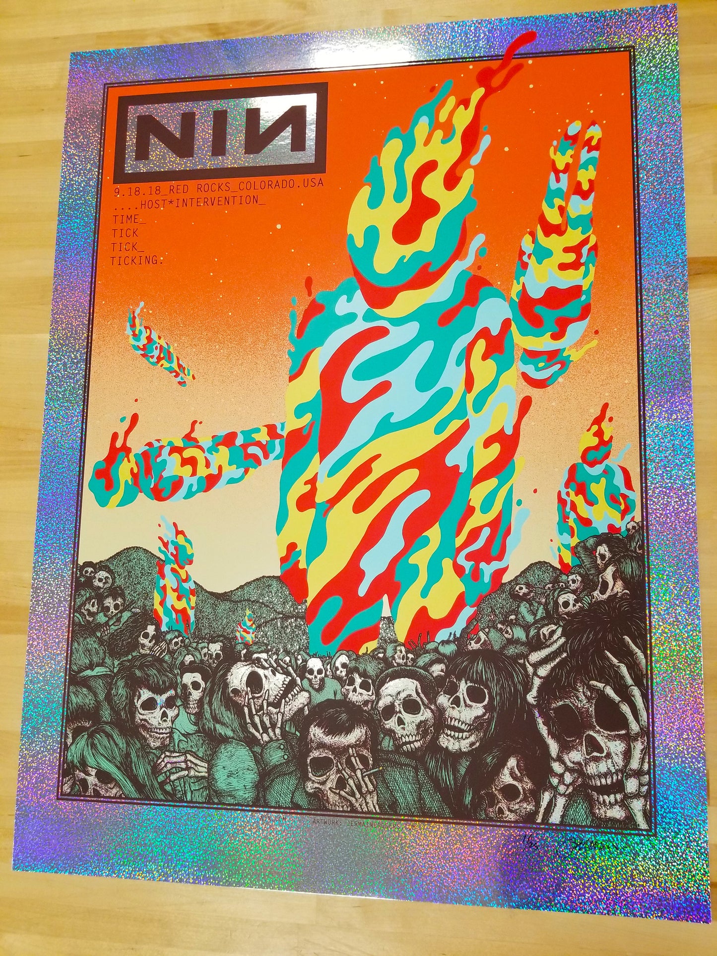 Nine Inch Nails (Red Rocks 2018) - All Rare Variants - STUDIO COPIES MADE AVAILABLE!