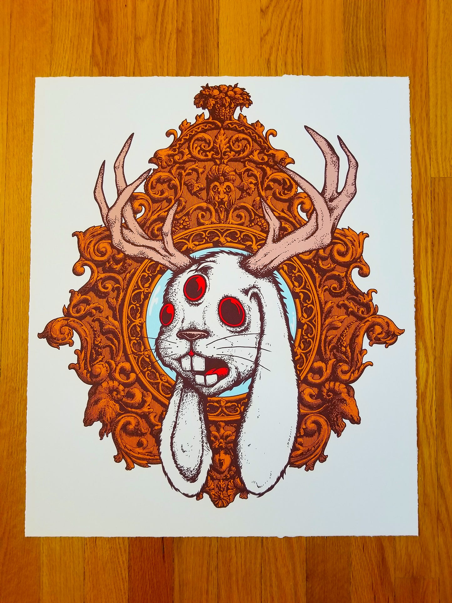 'JACKALOPE' Art Print (Gallery Edition - STUDIO COPIES)