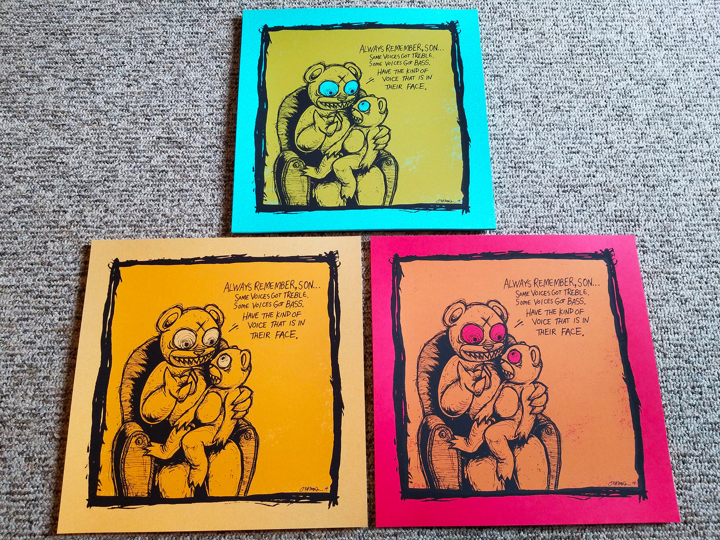 'Always Remember, Son...' Mini Print (ALL VARIANTS)