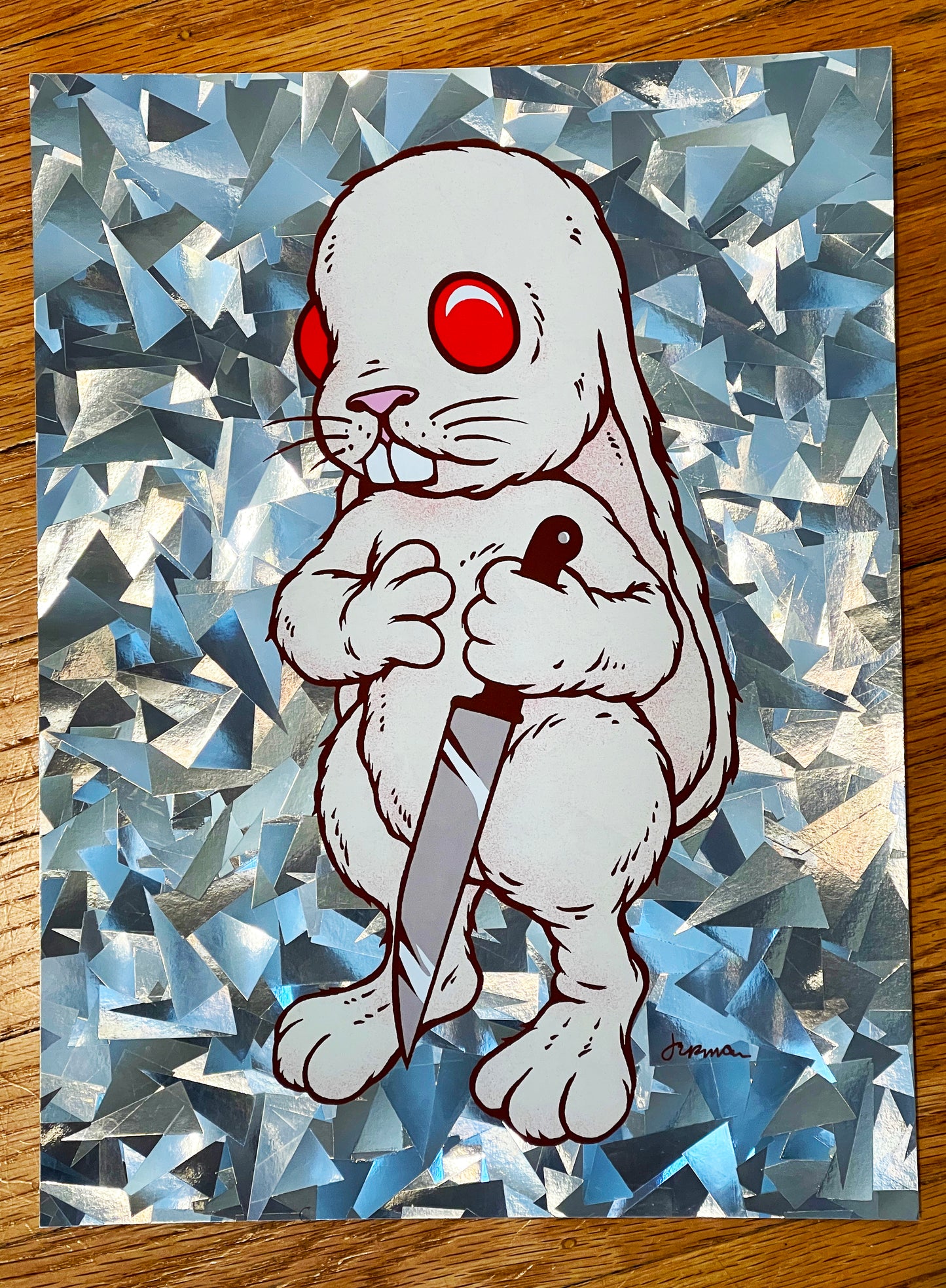 - 'CHOICES' 'Shattered Foil' Variant Mini Print -