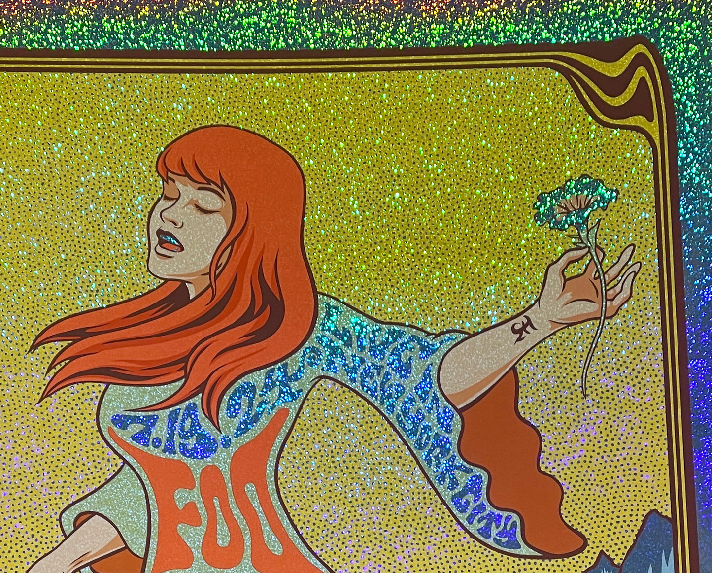 FOO FIGHTERS (2024 NYC) SPARKLE FOIL Variant