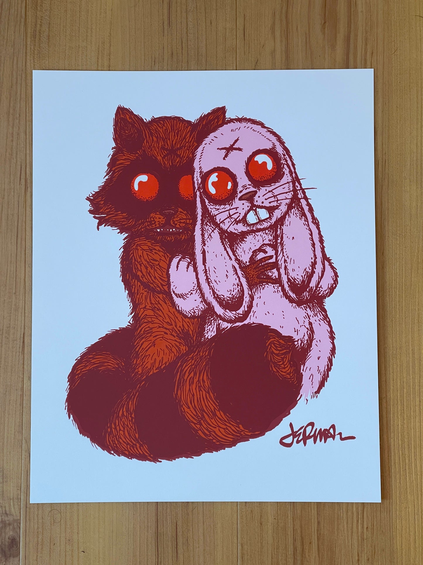 'We Can Be Us' Mini Art Print (Random Remarqued Copies)