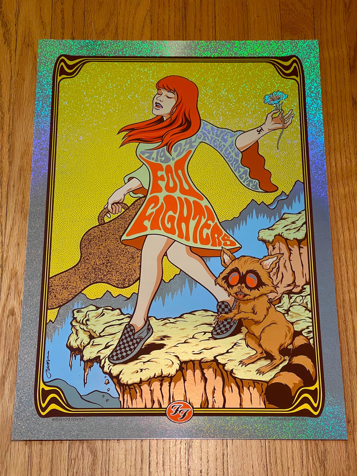 FOO FIGHTERS (2024 NYC) SPARKLE FOIL Variant