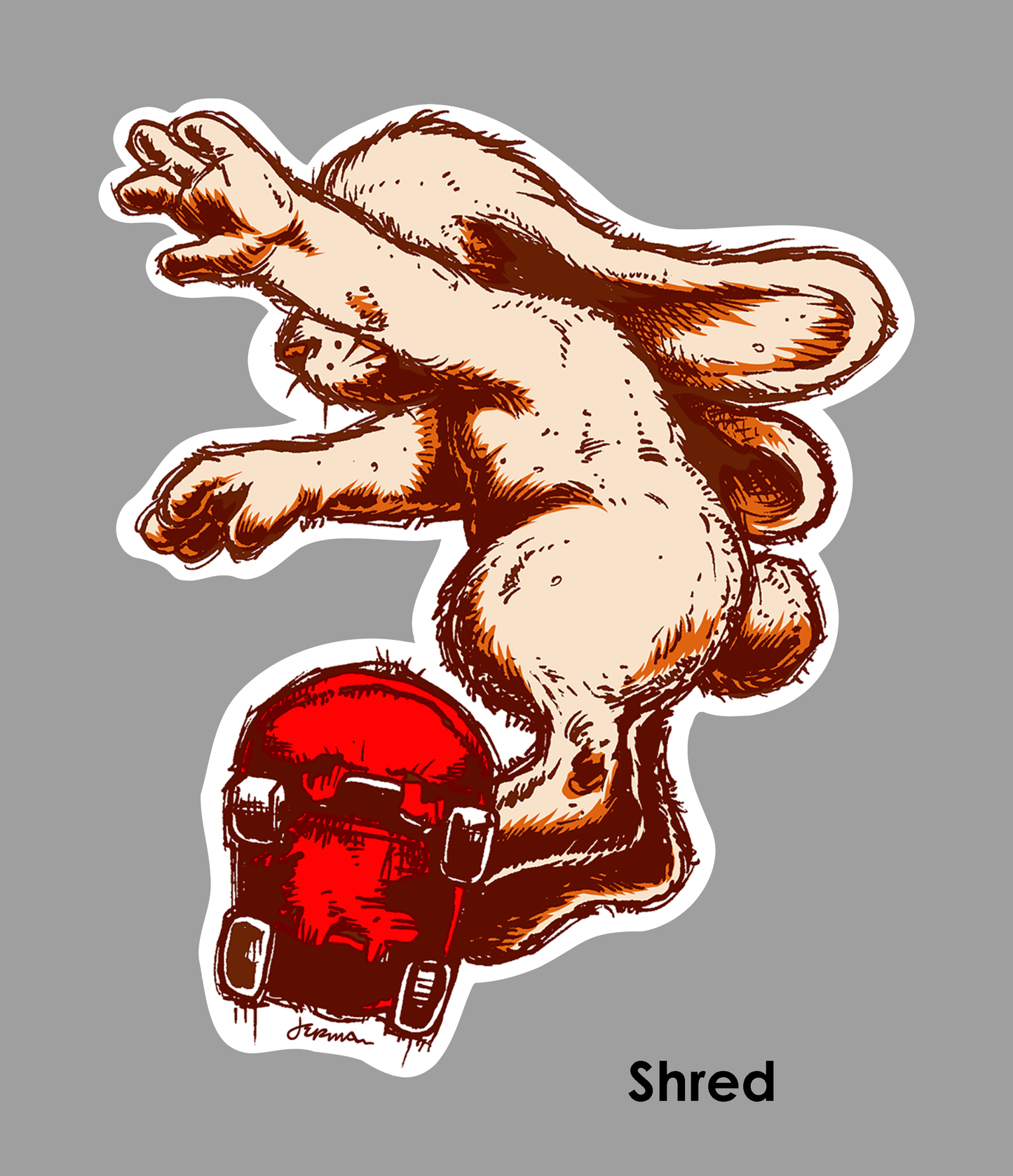 STICKER Shred