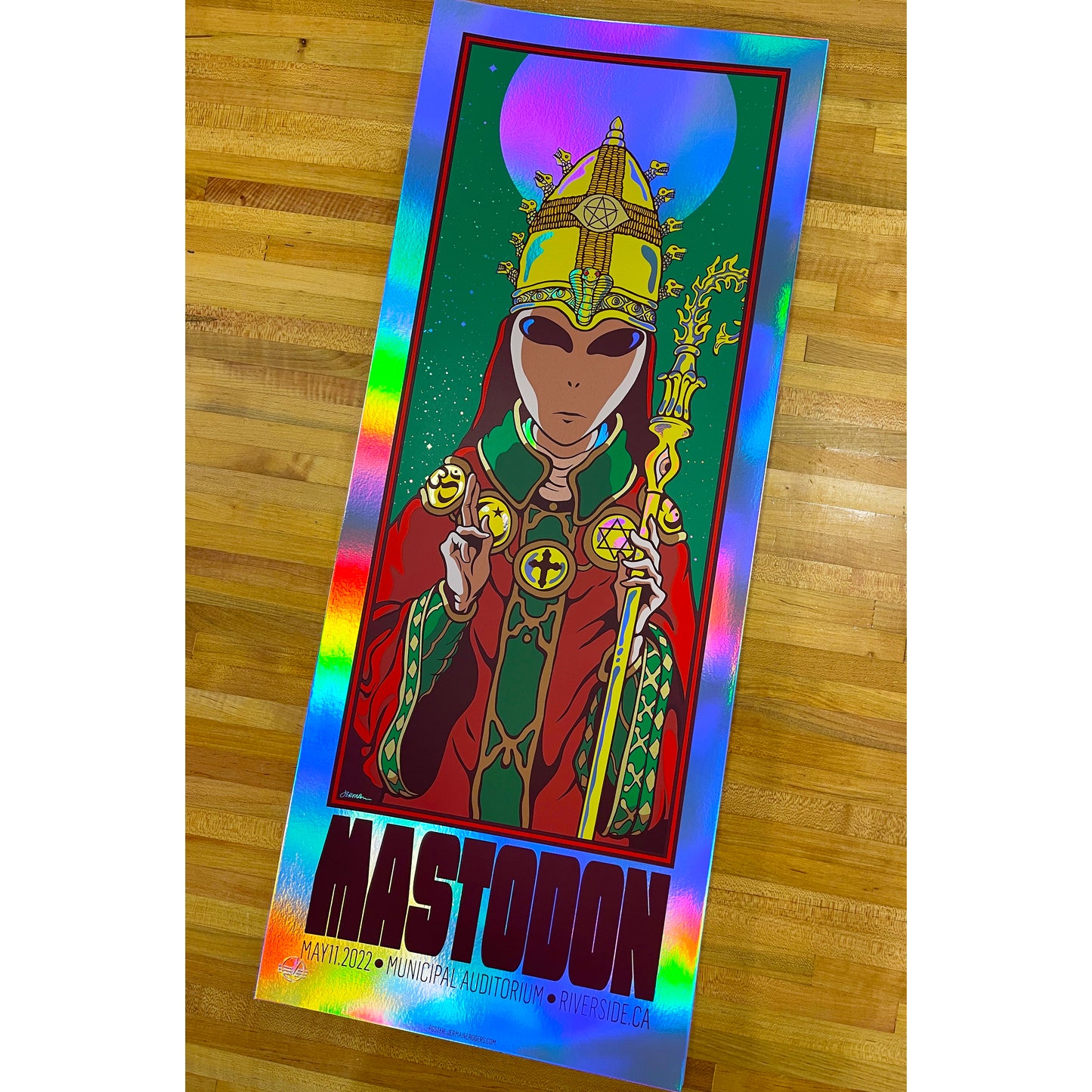 MASTODON (Riverside, Ca. 2022) Show & Holographic Foil Editions