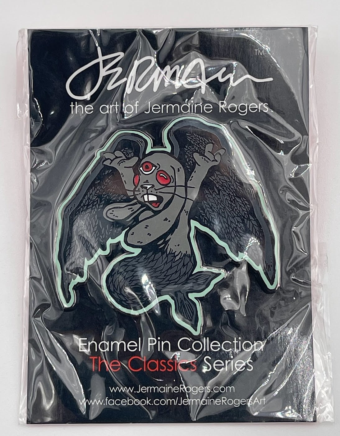 Merbunny Shadow Edition Enamel Pin