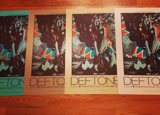 DEFTONES (Nashville 2013) RARE VARIANTS!