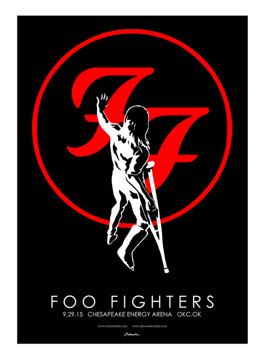 FOO FIGHTERS (OKC) Stardream Pearl & Sparkle Foil Editions 2015 - STUDIO COPIES