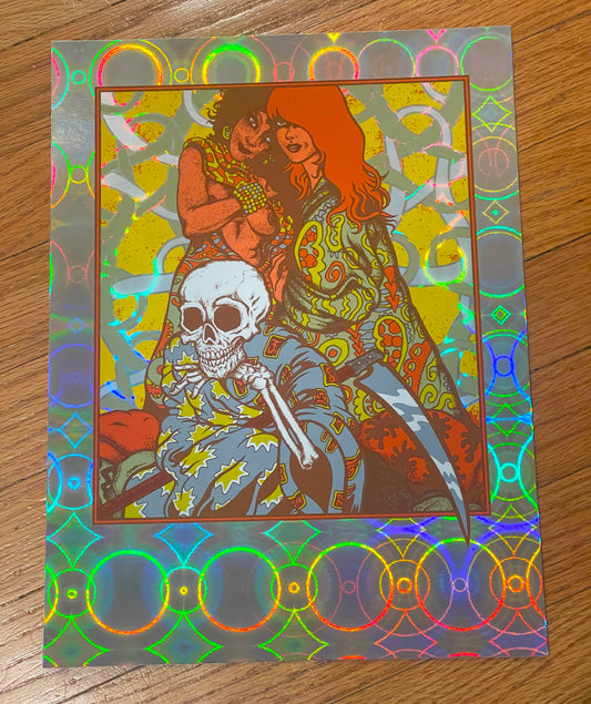 - 'Hungry Hands' Mini Art Print (Rare CIRCLE FOIL Variant) -