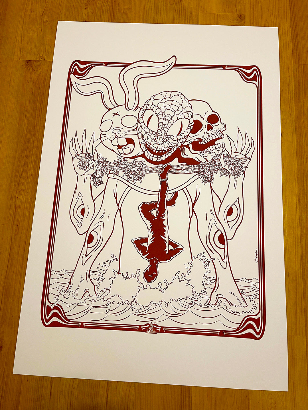 - 'The Hanged Man' / Sessanta Full-Sized Art Print (KEYLINE Edition) -