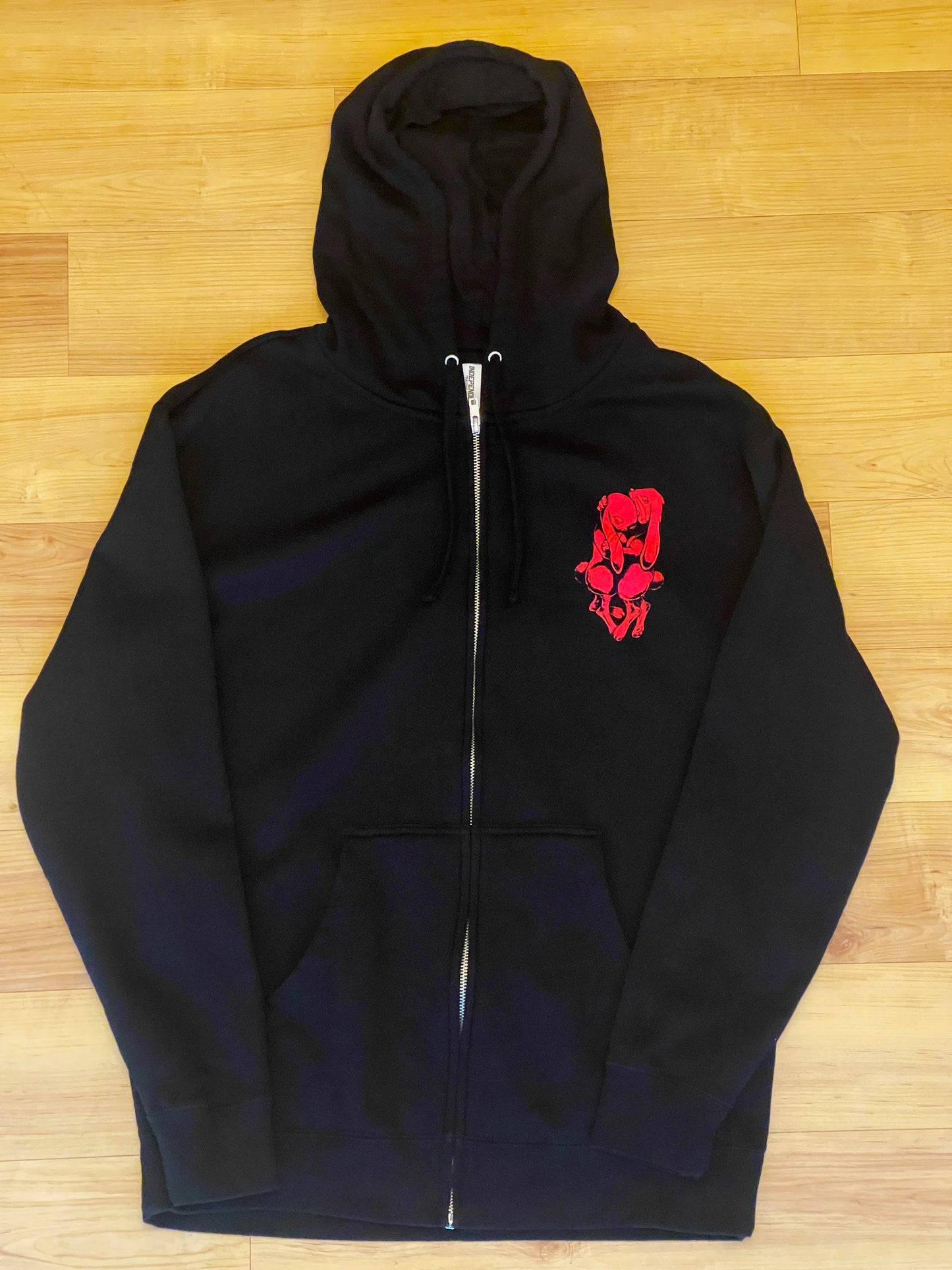 'We Carry Each Other' Hoodie (Red Logo)