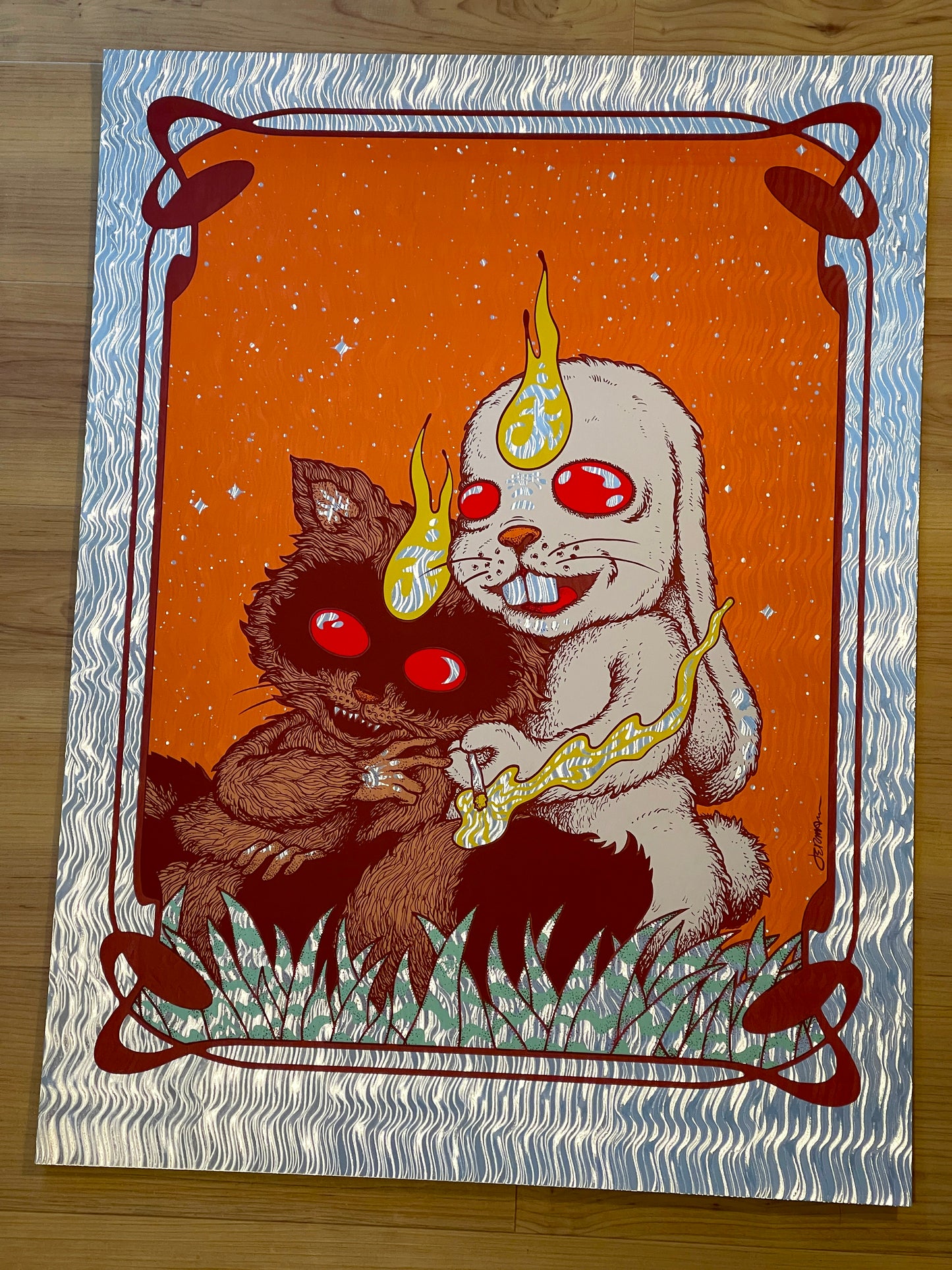 'Midnight Sunshine' Art Print (Stardream Opal, Tiny Bubbles Foil, and Variants)