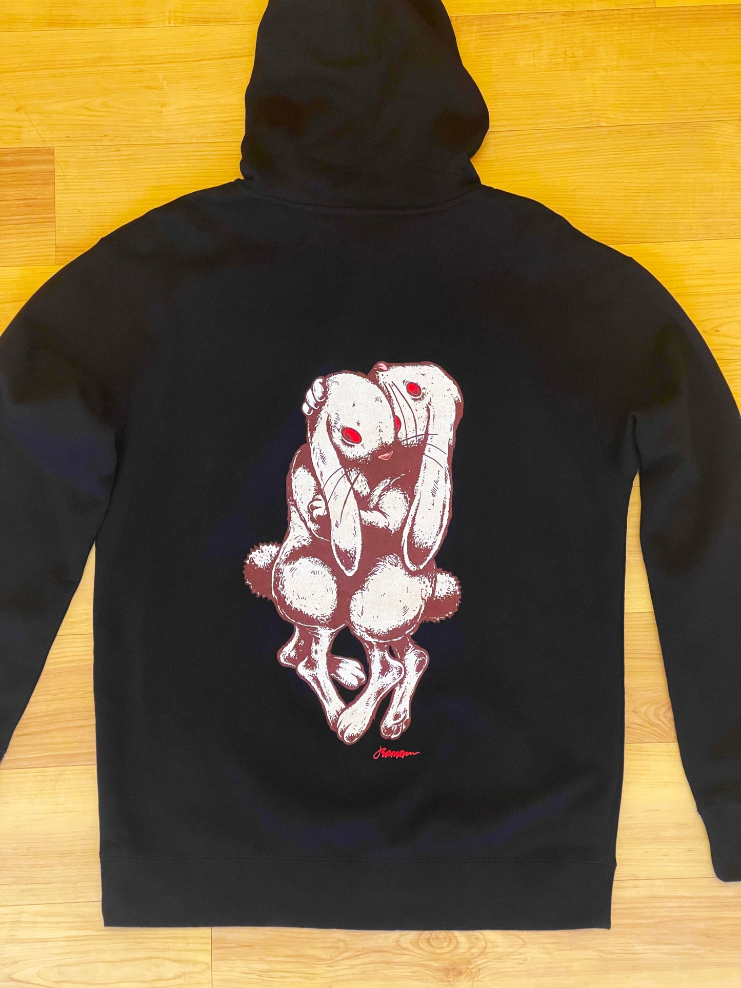 'We Carry Each Other' Hoodie (Red Logo)