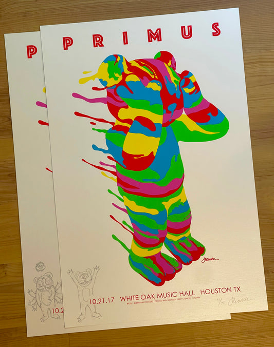 PRIMUS (Houston 2017) ARTIST EDITION Stardream Opal Ed. REMARQUED