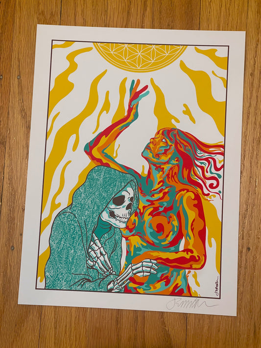 'The Transition' Mini Art Print (Queens Of The Stone Age)