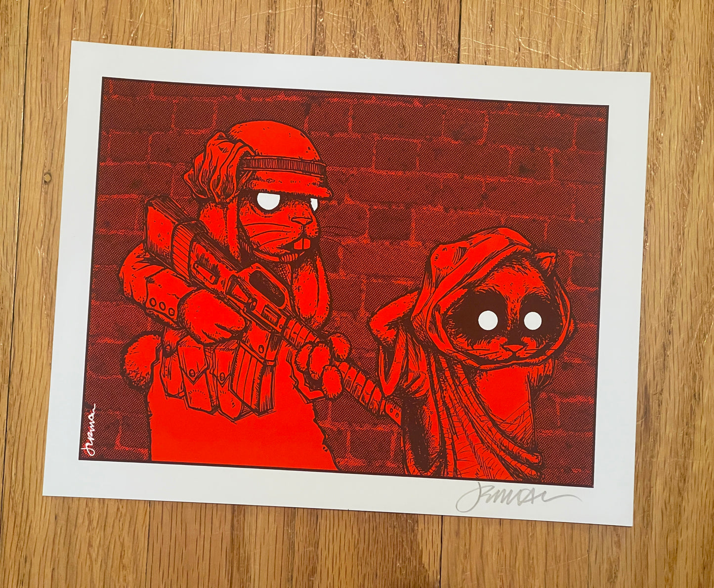 'My Brother Was A Hero' (VARIANT) Mini Art Print