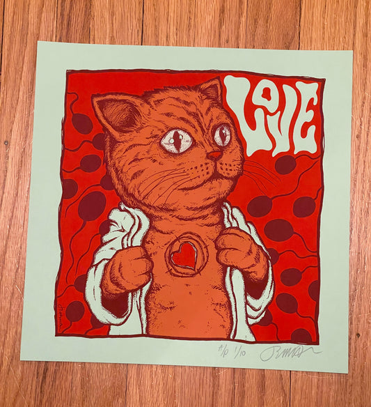 'I'm Giving You Everything You Need To Destroy Me, Later (LOVE)' Mini Print (SOFT MINT Variant A/P)