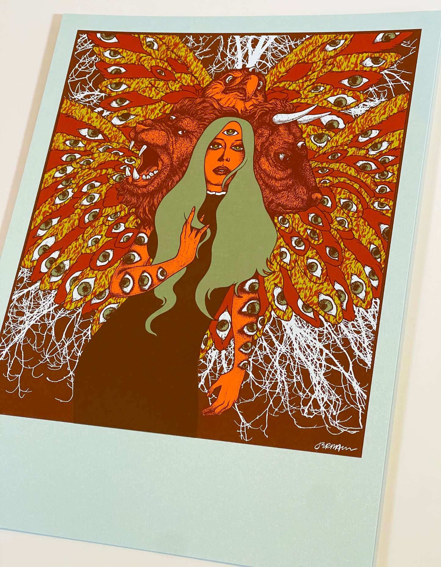 - 'The Living Creature' STARDREAM SKY BLUE Variant Mini Print -