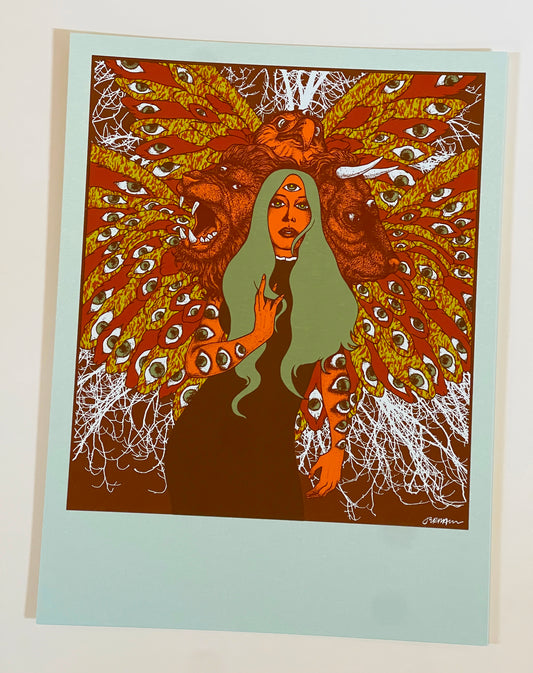 - 'The Living Creature' STARDREAM SKY BLUE Variant Mini Print -