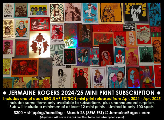 Jermaine Rogers 2024/25 MINI PRINT Subscription