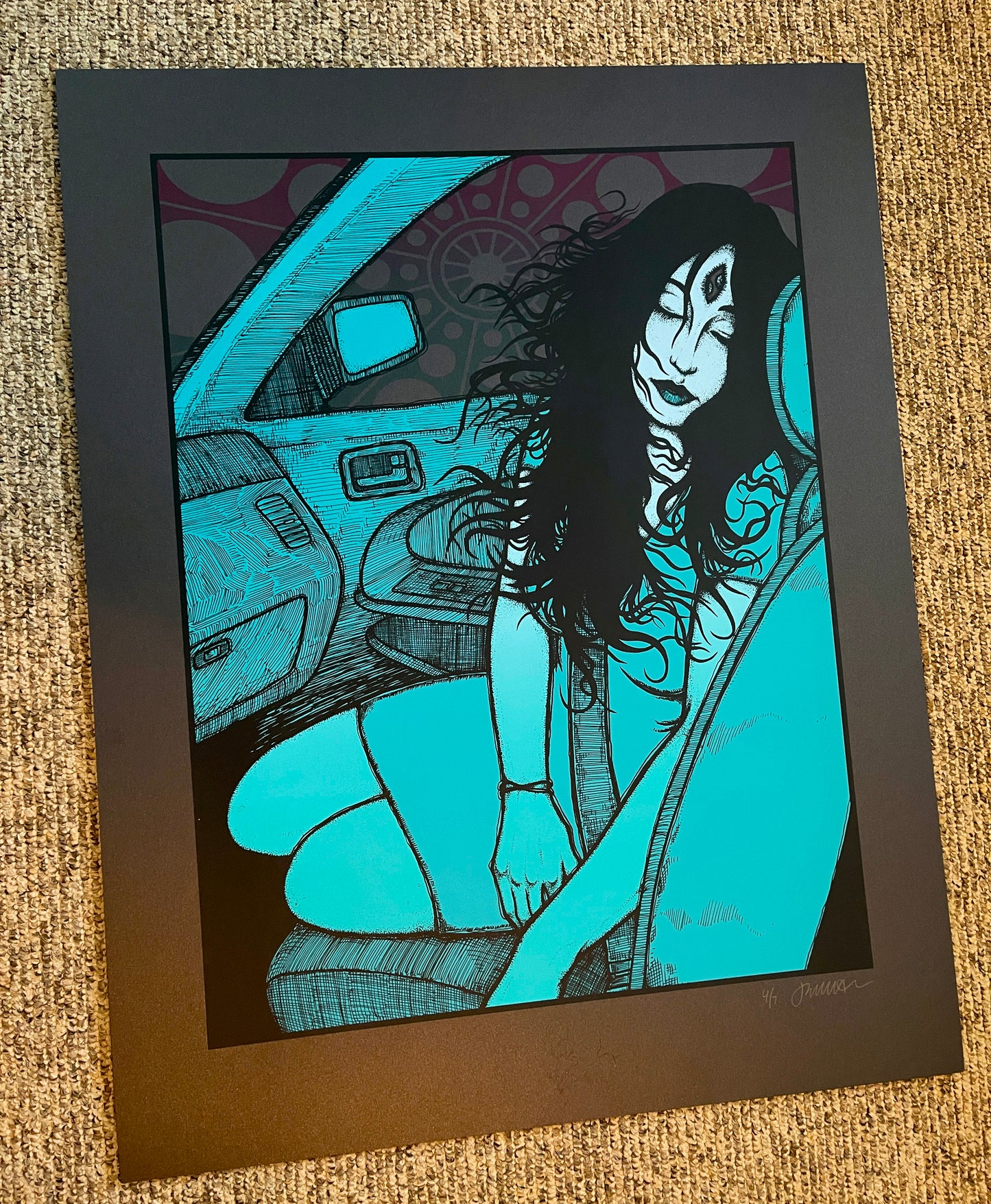 'The Passenger' Art Print (Gallery, STARDREAM ONYX, & STARDREAM COPPER Variants) (Deftones / TOOL)