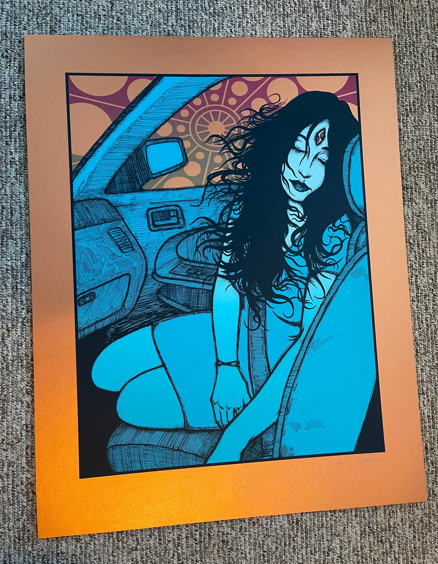 'The Passenger' Art Print (Gallery, STARDREAM ONYX, & STARDREAM COPPER Variants) (Deftones / TOOL)