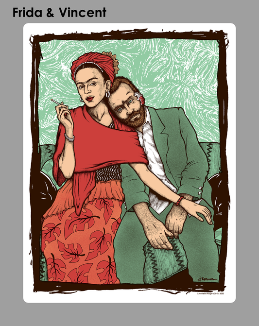 STICKER Frida & Vincent