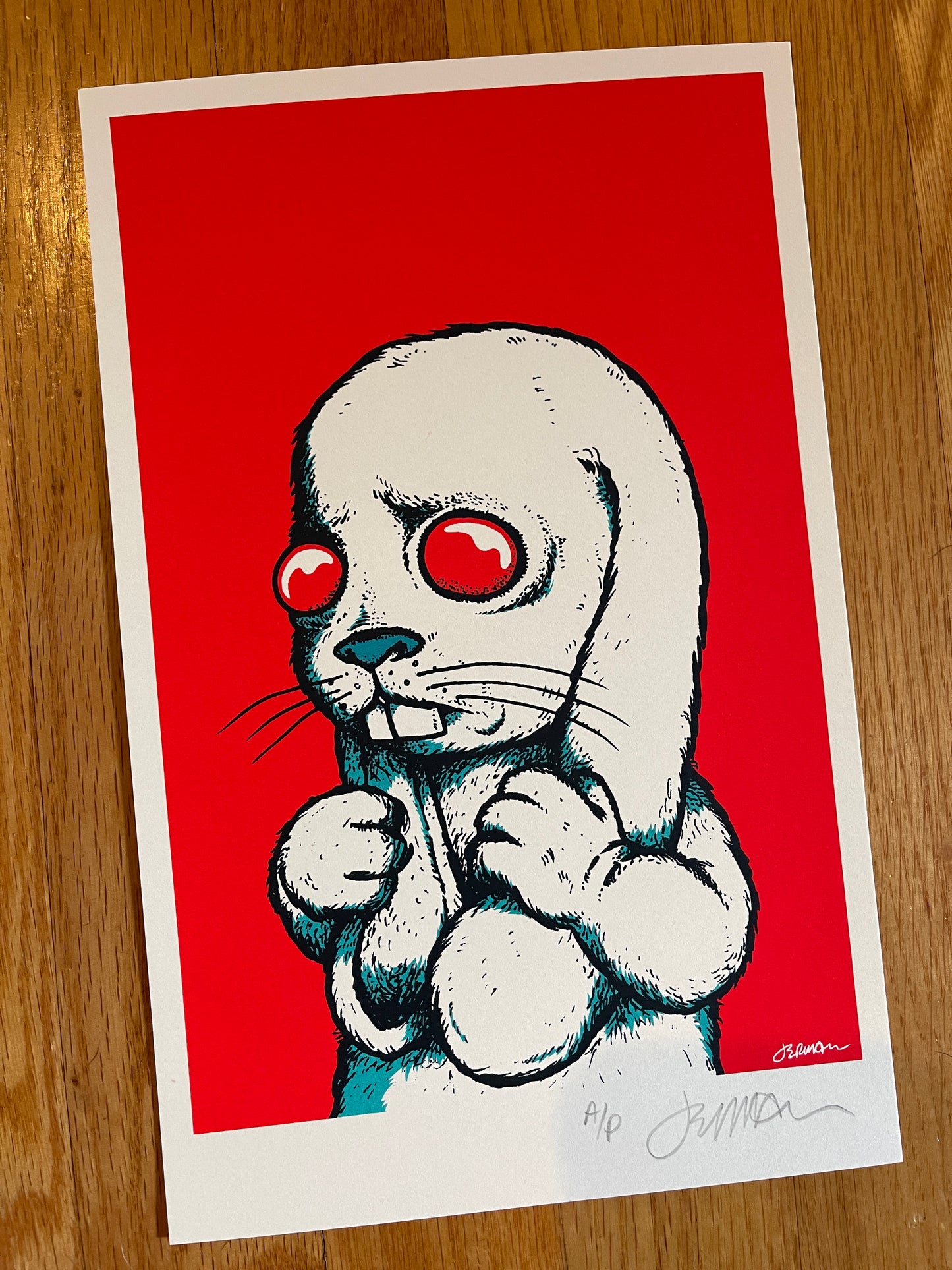'I have to snap out of this.' MINI Art Print (Gallery Cotton & Lava Foil Editions)