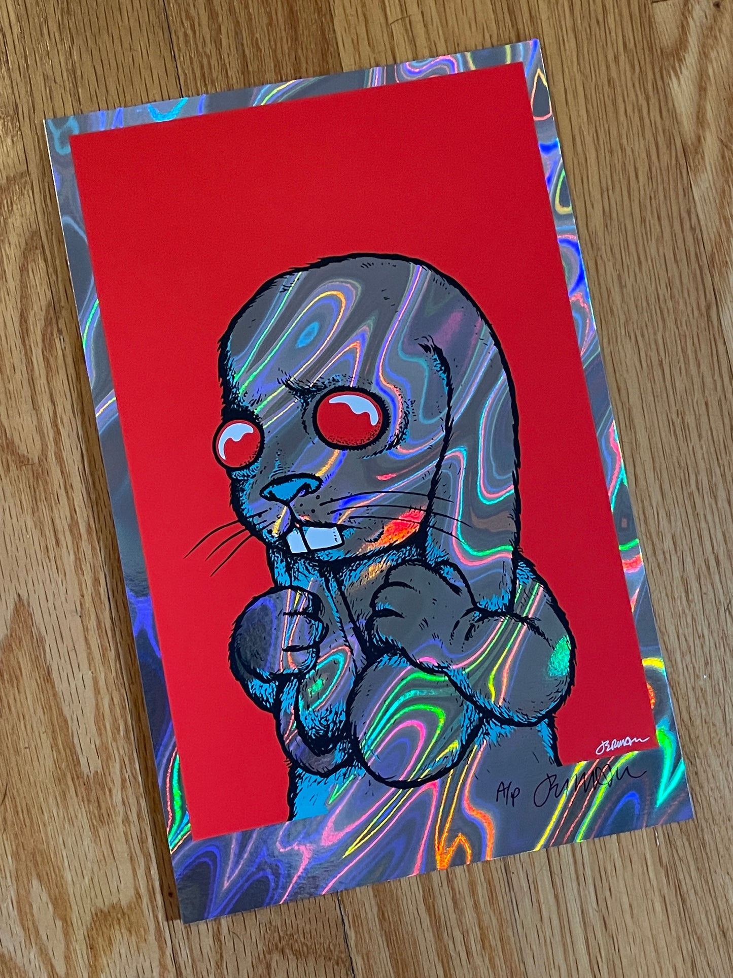 'I have to snap out of this.' MINI Art Print (Gallery Cotton & Lava Foil Editions)