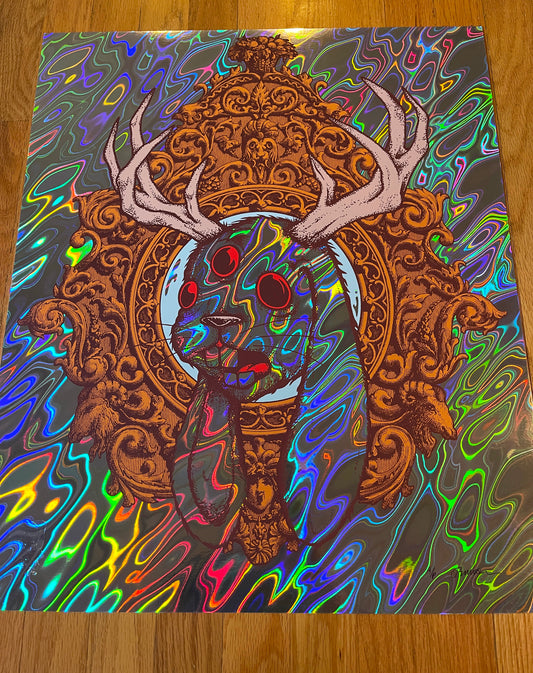 'JACKALOPE' Art Print (Lava Foil Variant)