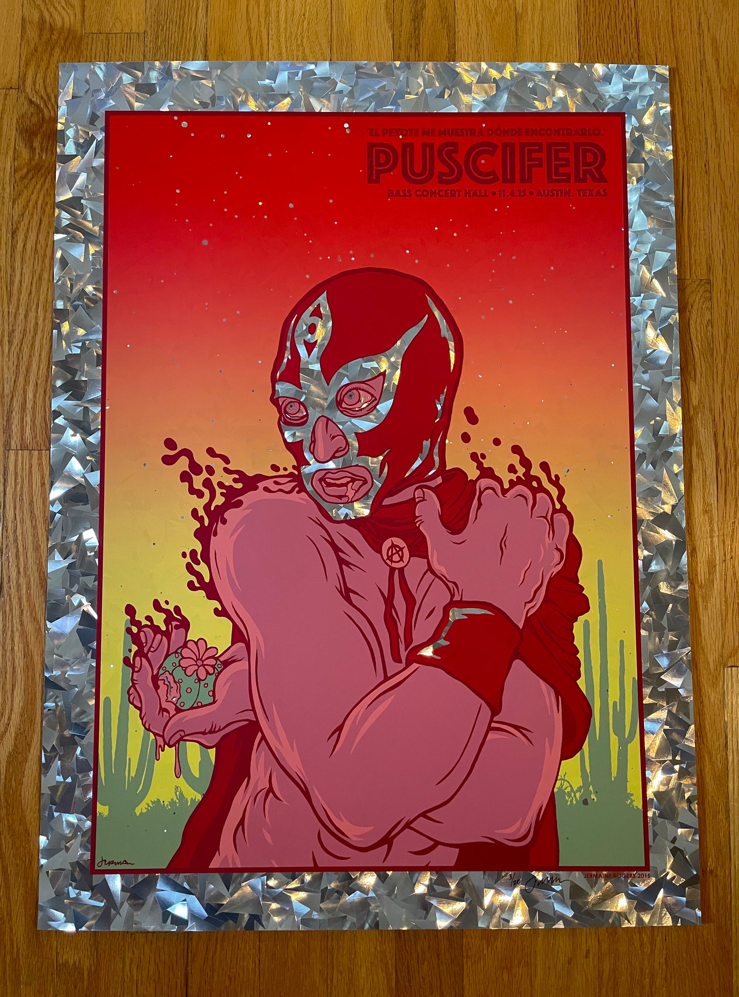 PUSCIFER (2015 Austin) SHATTERED FOIL VARIANT (Ed. of 20)