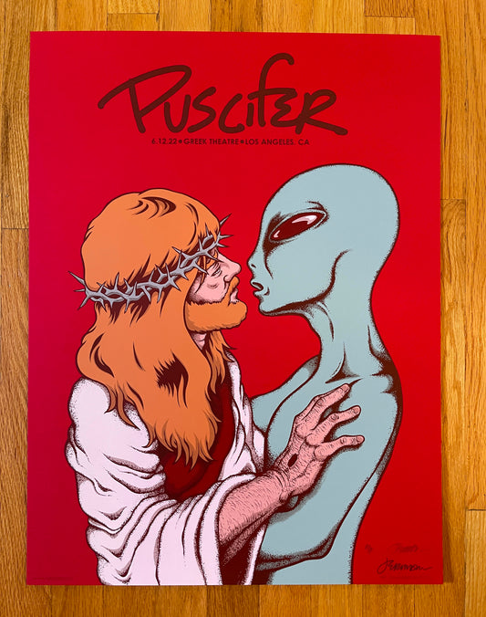 Puscifer (L.A. 2022) Scarlet Variant / 'The Architect' PRINT SET (Only 20 sets available)