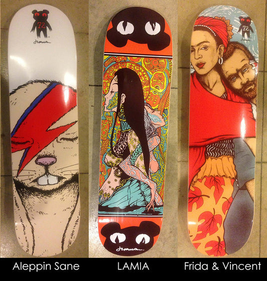 VARIOUS SKATEBOARDS (Limited Quantity of Studio Pieces) Random Pieces Remarqued